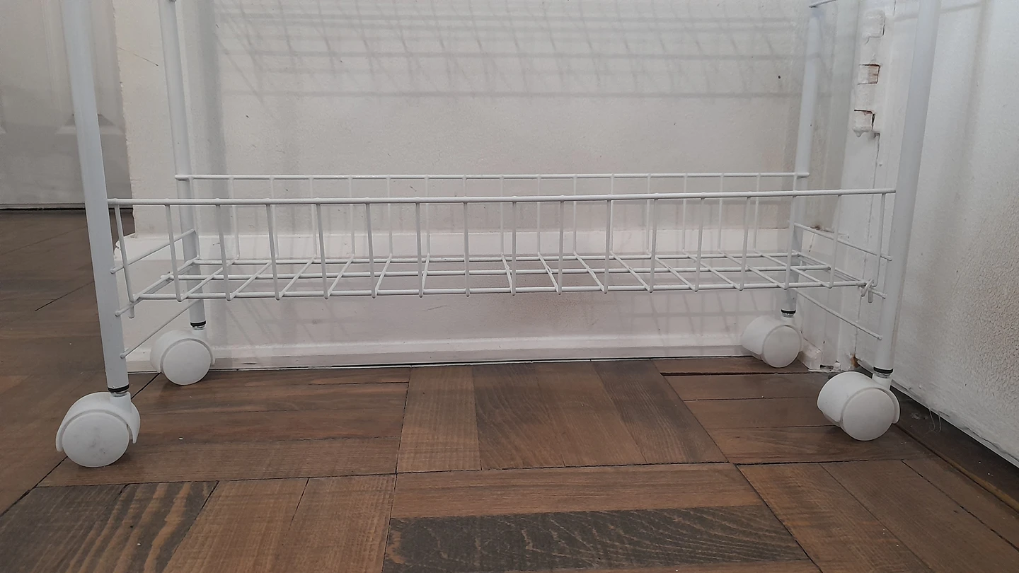 4-Tier Metal Rolling Utility Cart - photo 3