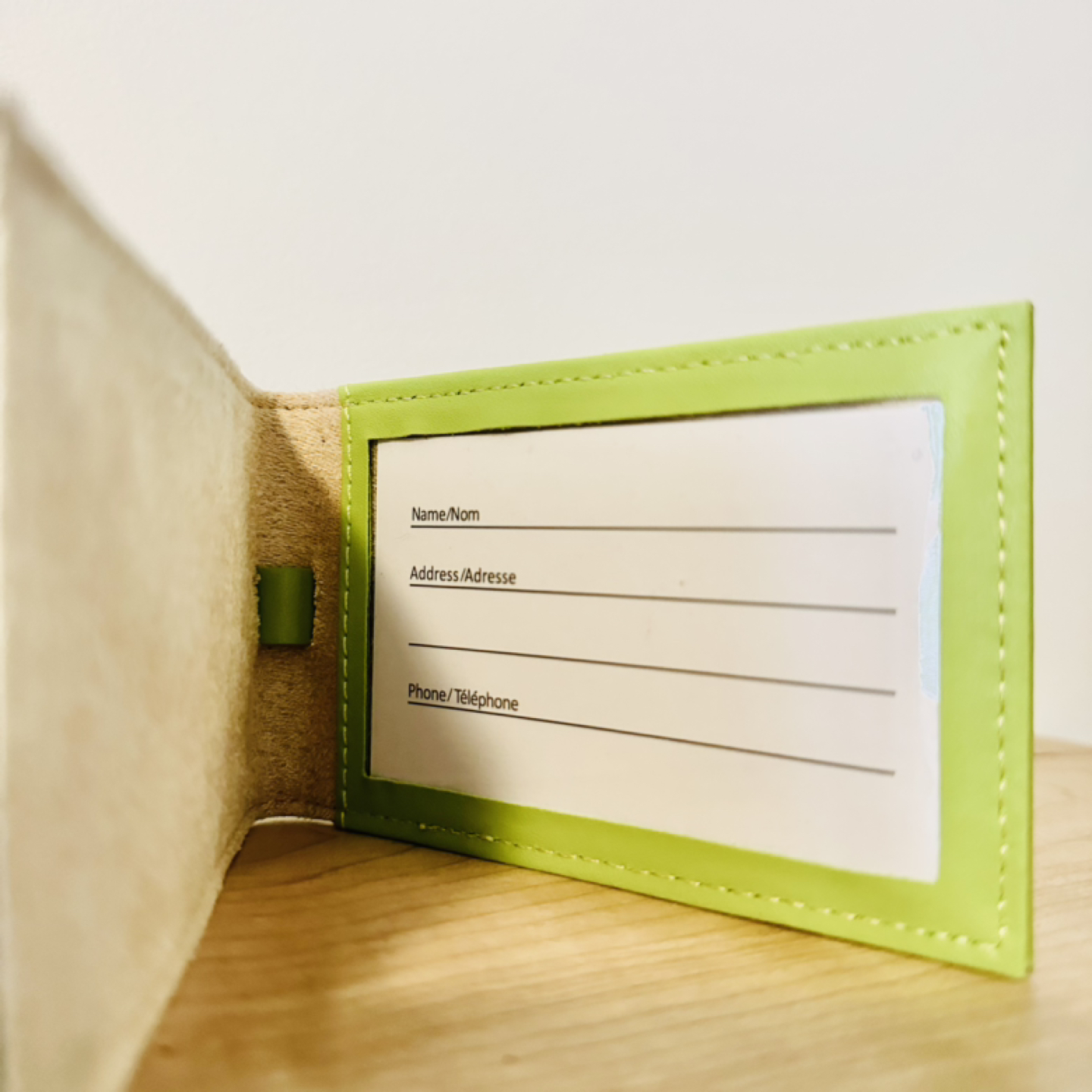 Leather Luggage Tag - Brand New image indicator(2)