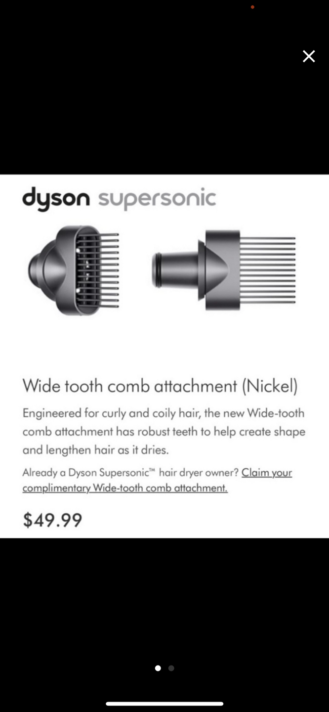 Brand New Dyson Comb Attachment - photo 2