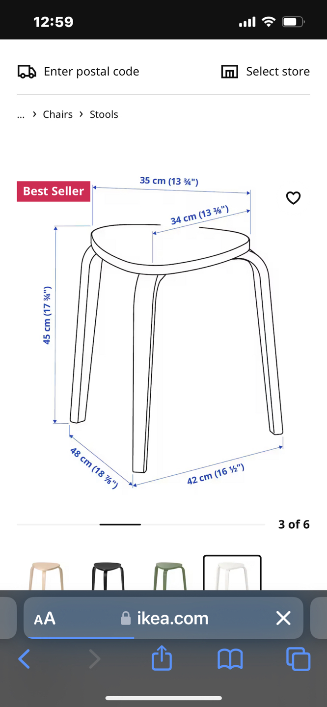 Ikea kyrre stool - photo 4