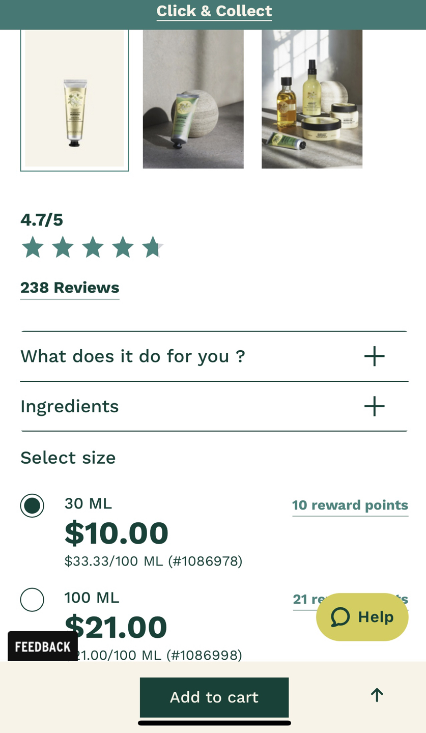 The Body Shop Hand Cream Moringa 30ml Brand New image indicator(4)