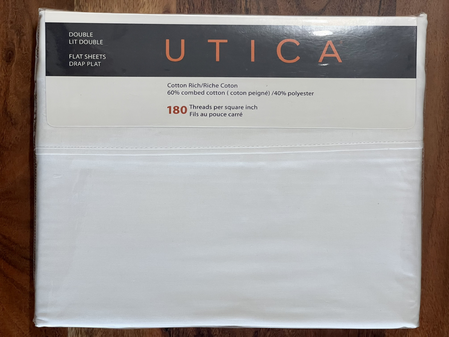 Utica double flat sheet bedding image indicator(2)