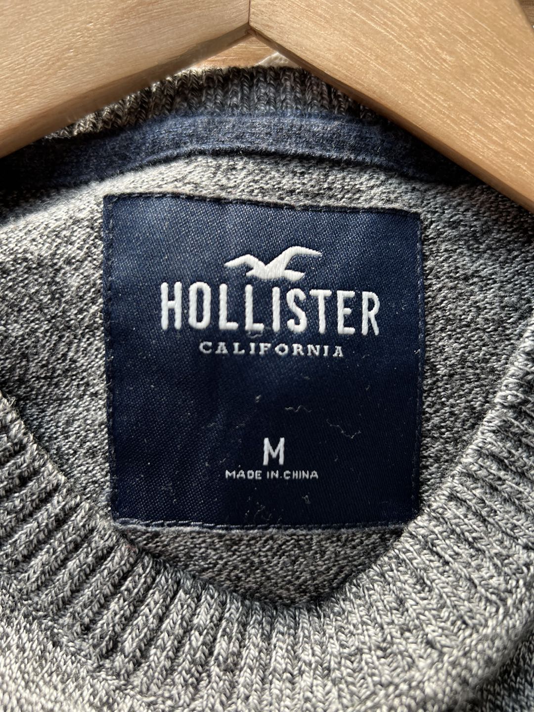 TWO-PACK Hollister Knit Crewneck Sweaters Grey - photo 2