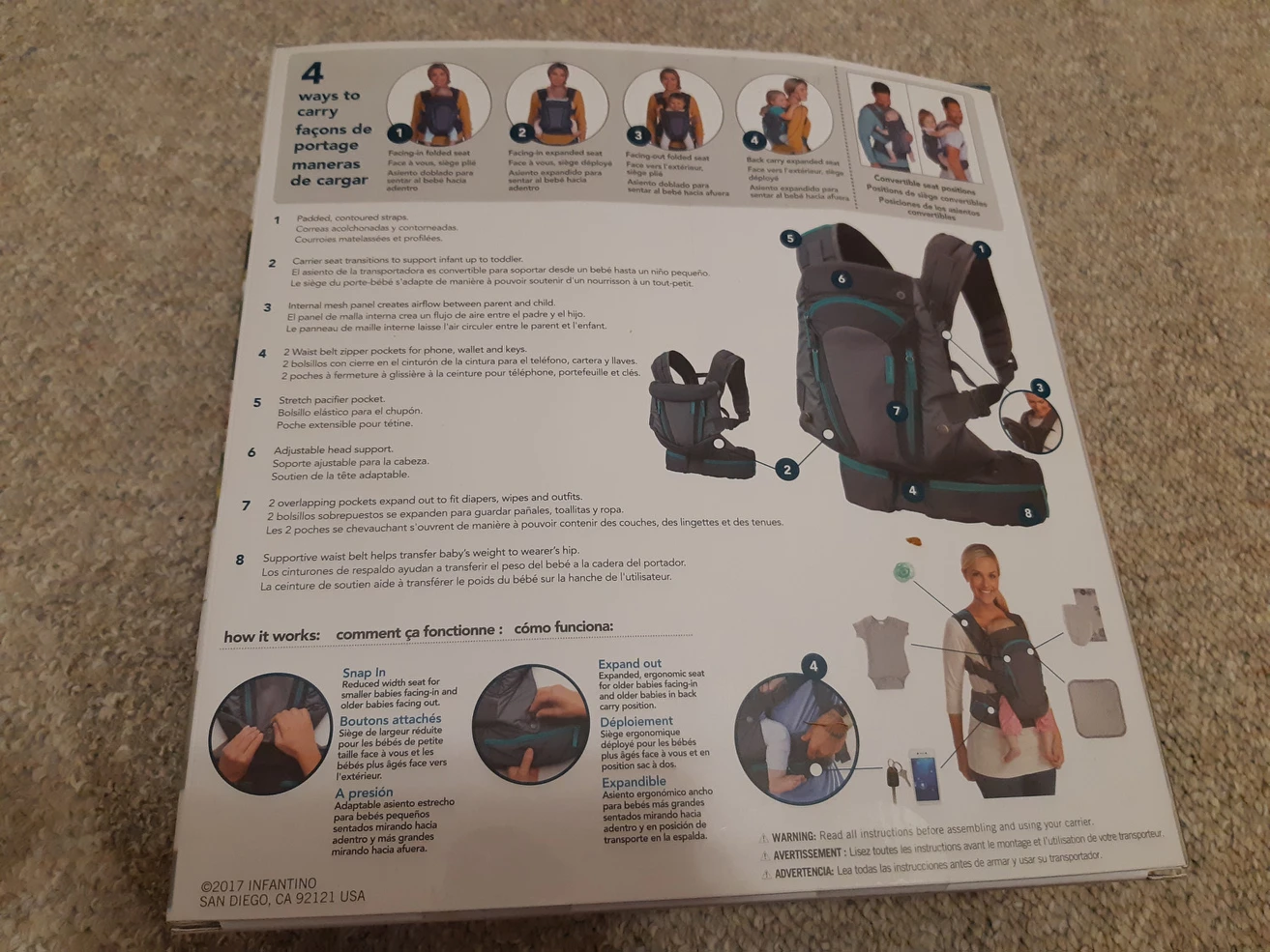 🏀 Baby Carrier - photo 2