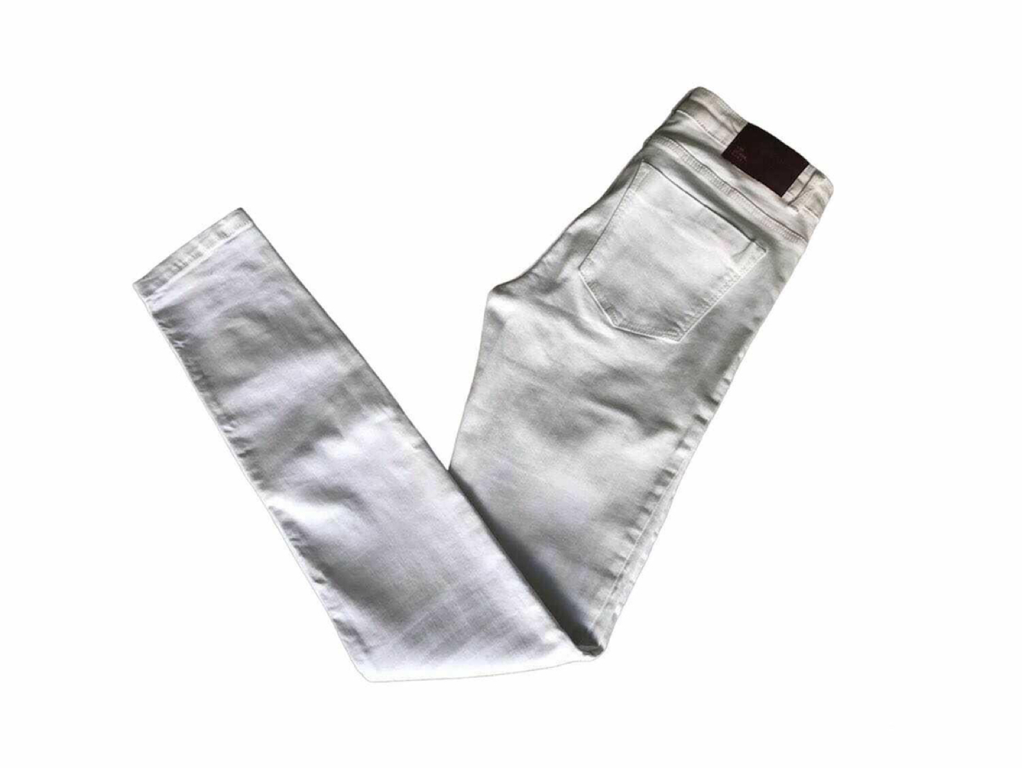 Zara White Skinny Jeans - Size 2 image indicator(3)