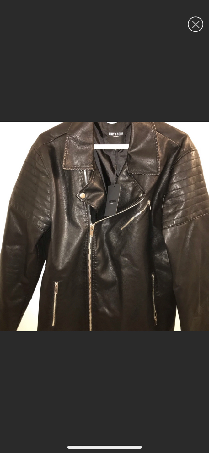 Only&sons leather jacket