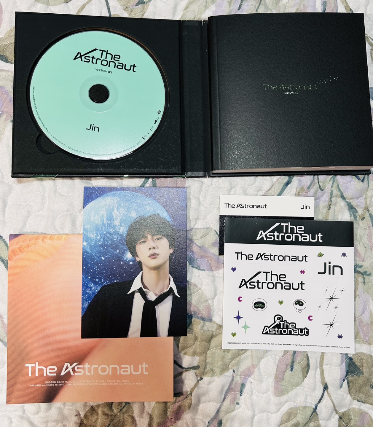 BTS Jin Astronaut Album Ver. 1 & 2. Kpop - photo 3