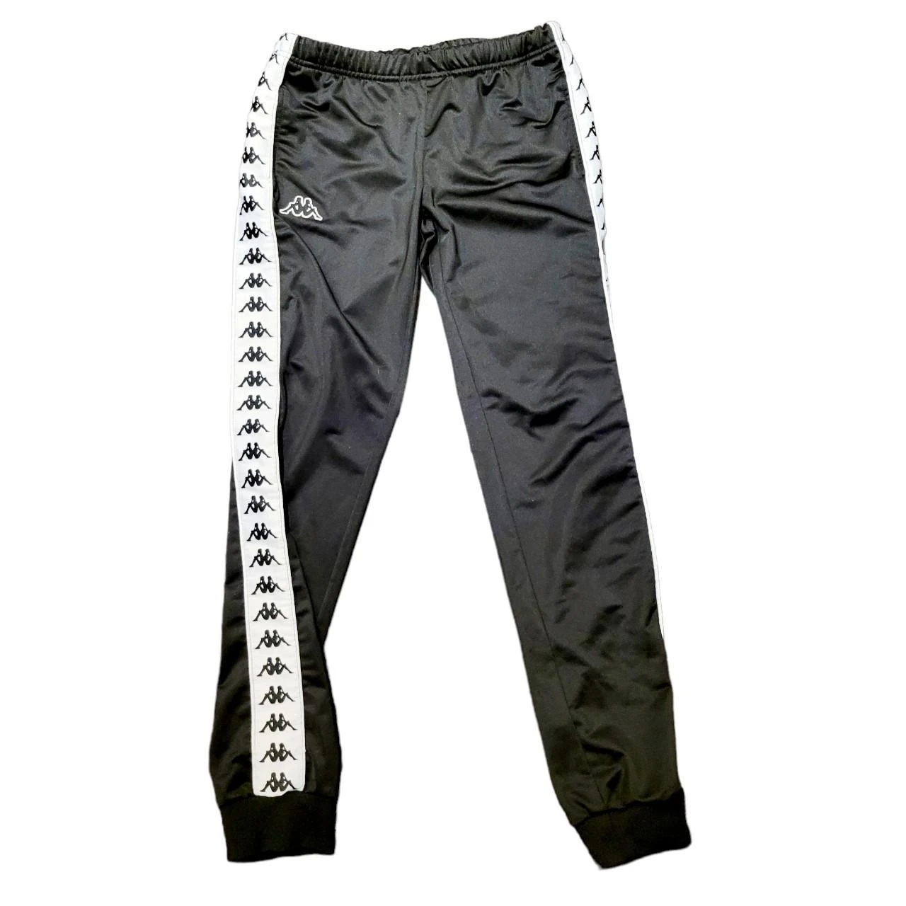 Kappa classic black & white sweatpants size: M adult thumbnail