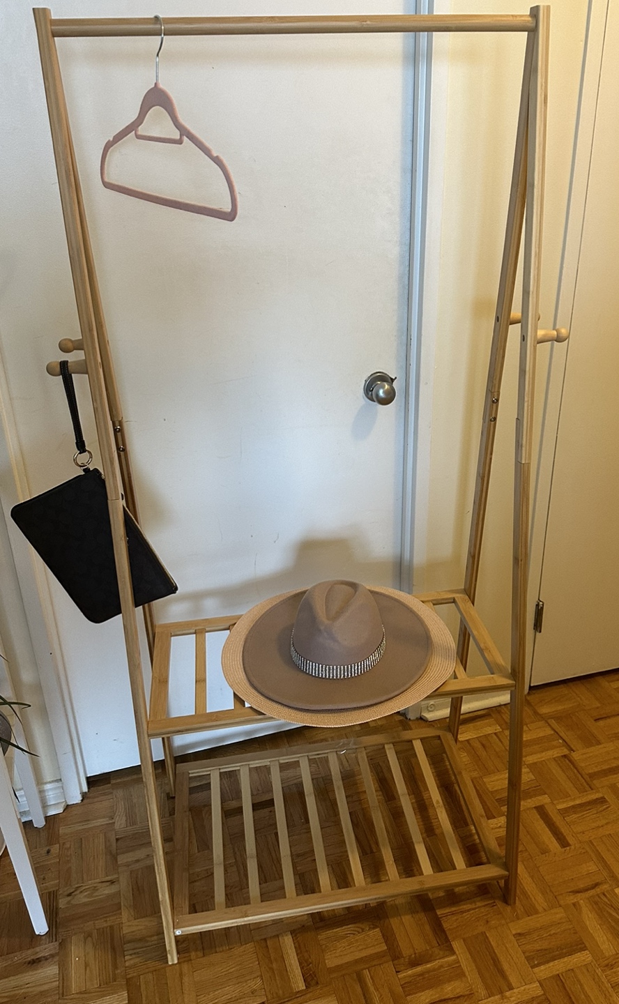 Bamboo clothes rack thumbnail
