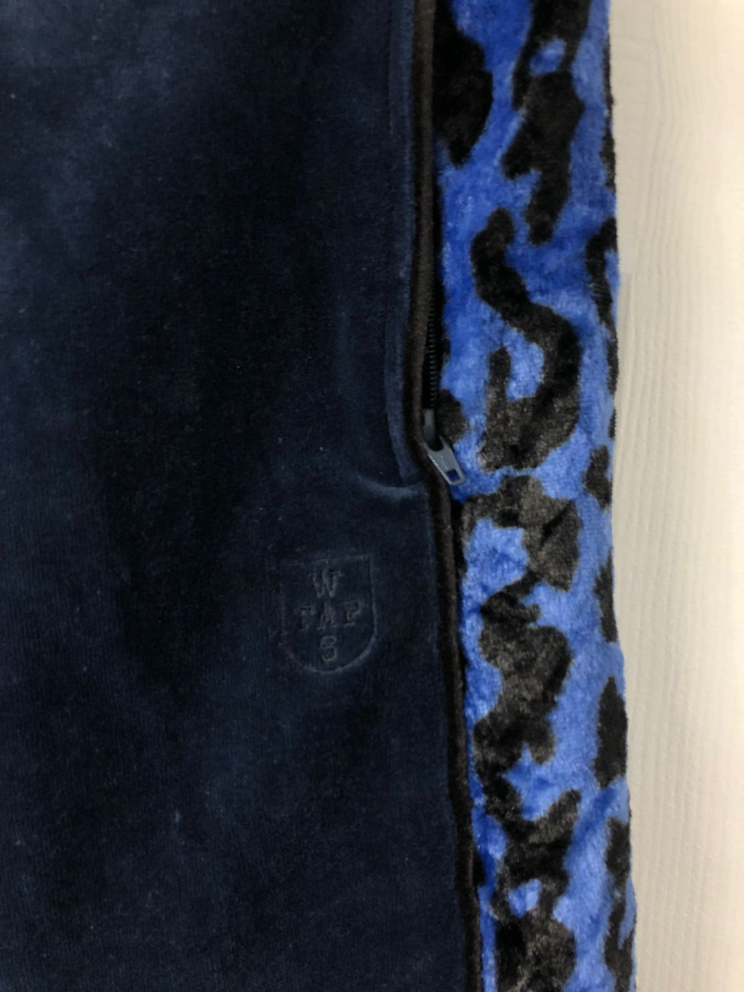 WTAPS, warmup shorts, animal print,velvet, 1 piece o 2 set, M - photo 3