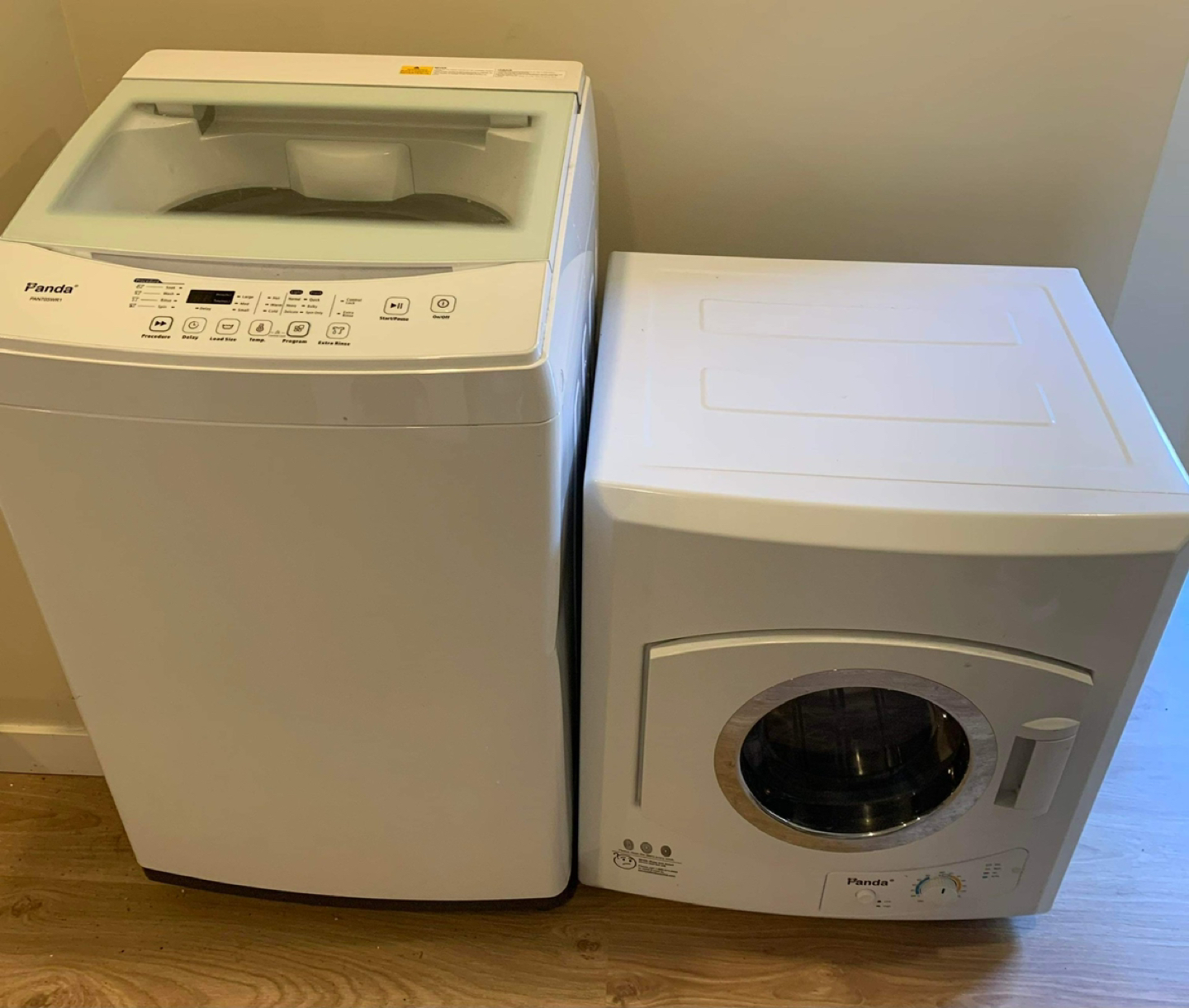 Washer and Dryer - Panda