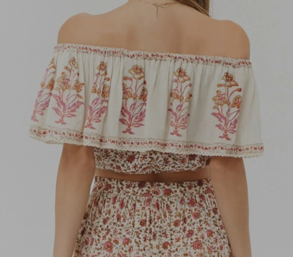 2 piece summer skirt and top set - photo 2