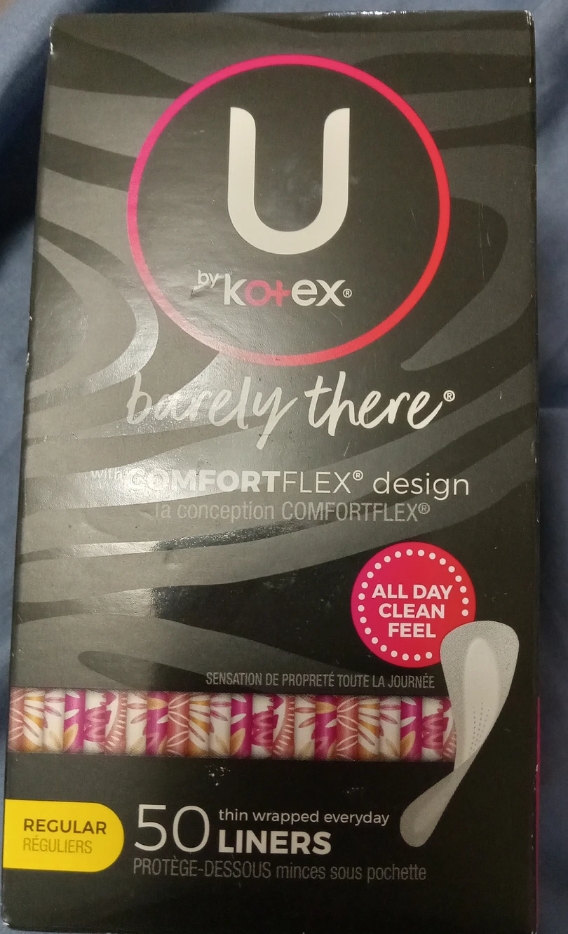 U by Kotex barely there 50 liners thumbnail