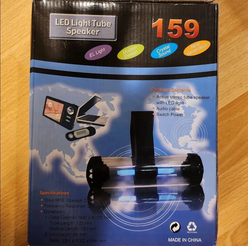 LED Light Tube Speaker thumbnail