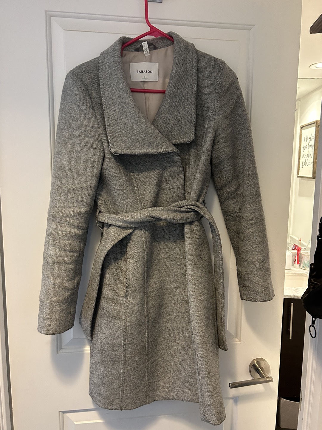 Babaton wool coat