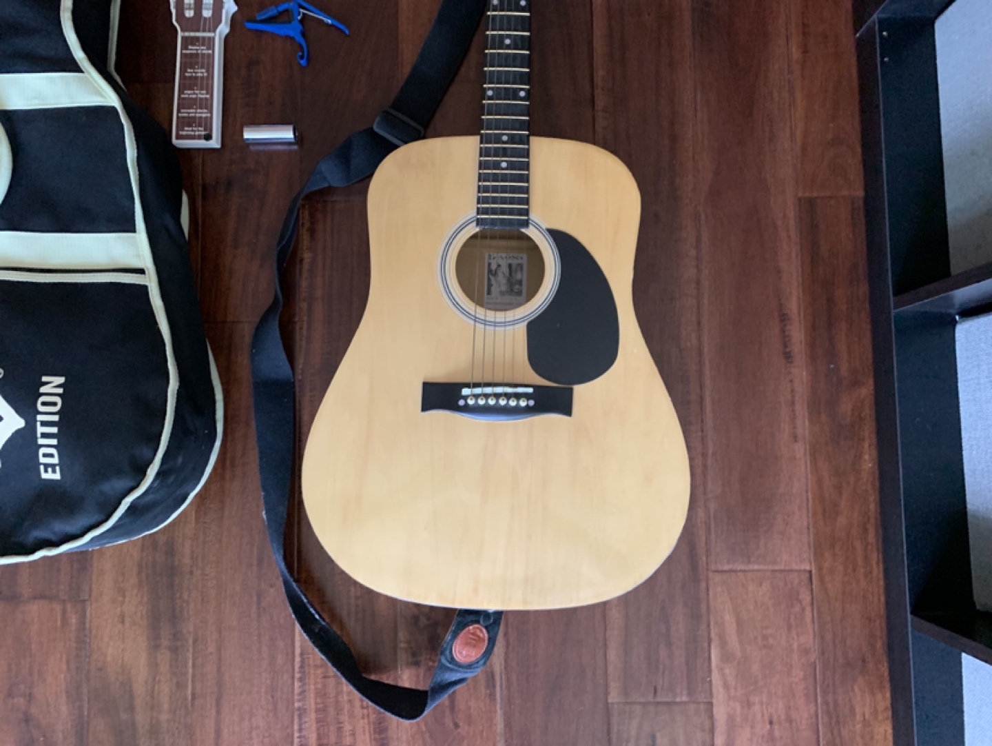Accoustic Guitar Bundle | Soft Case, Extra Strings, And More! - photo 4