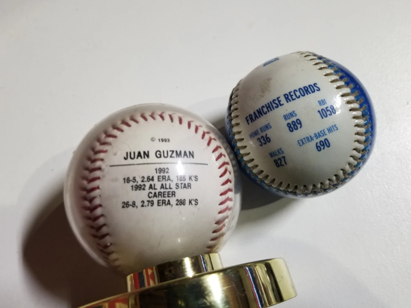2 Vintage Collectors Blue Jay's baseball's - photo 3
