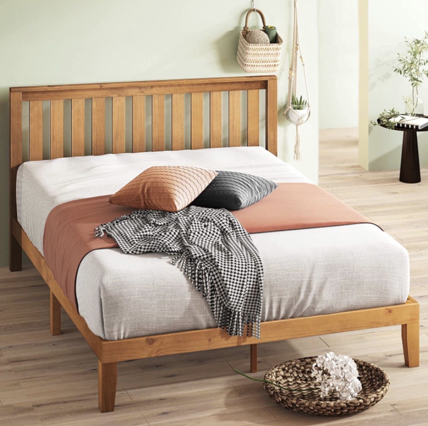 Full Size Wooden Bed Frame - photo 2