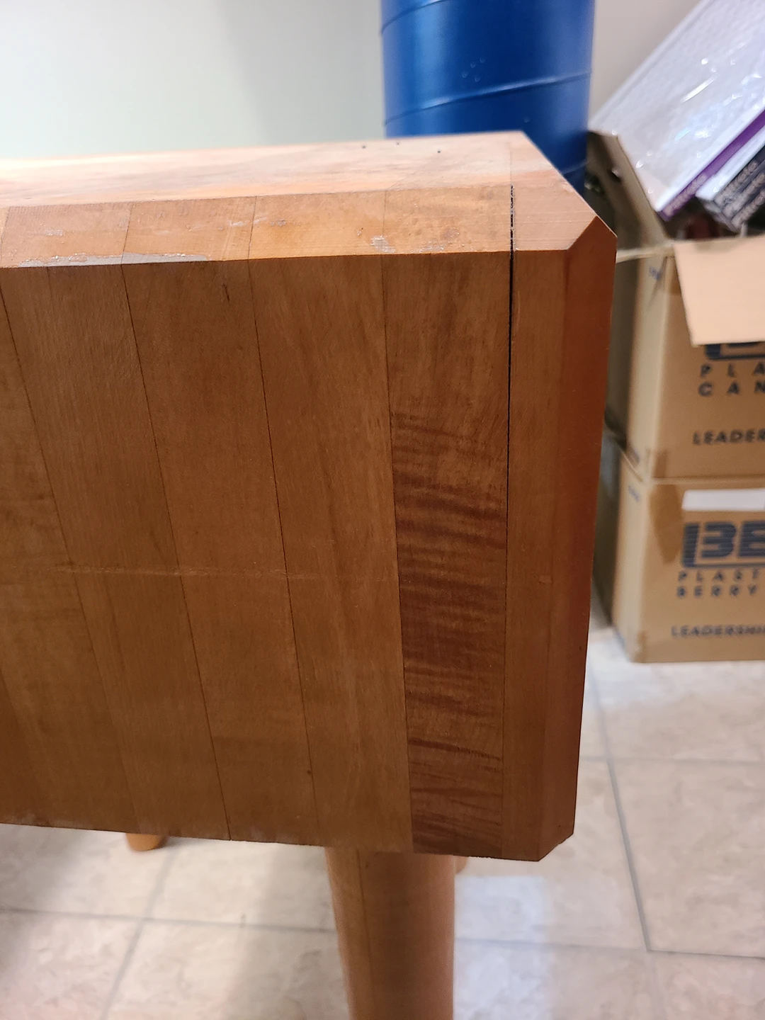 Michigan Maple Limited 24" Solid Maple Butcher Block Prep Table thumbnail