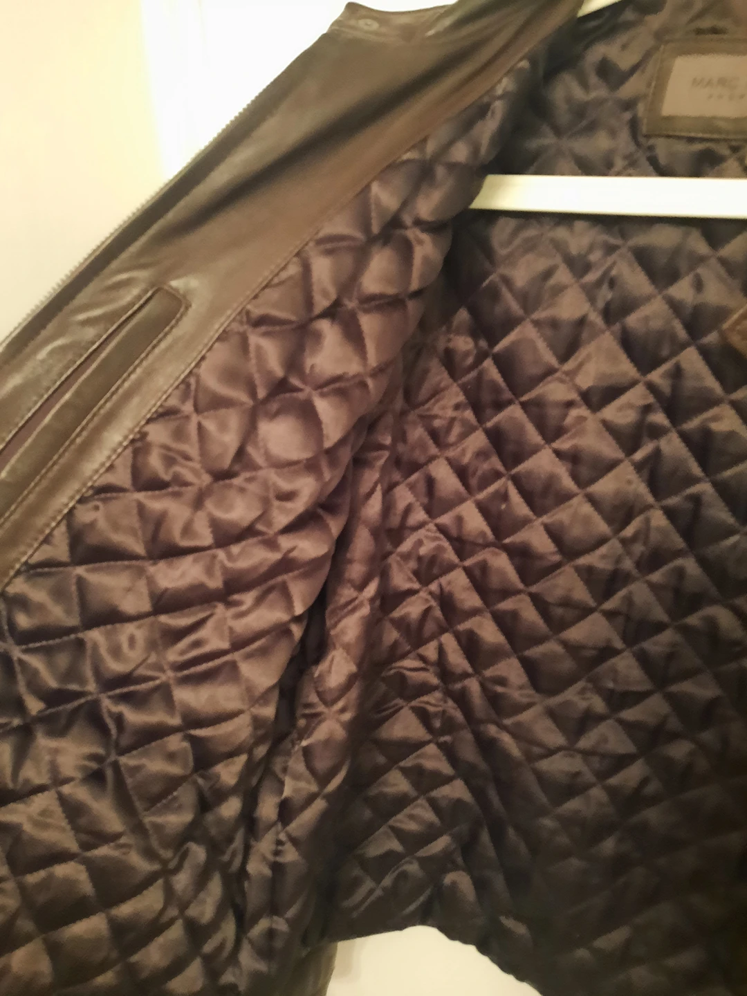 Marc NYC Leathe Jacket Mens Large - photo 5