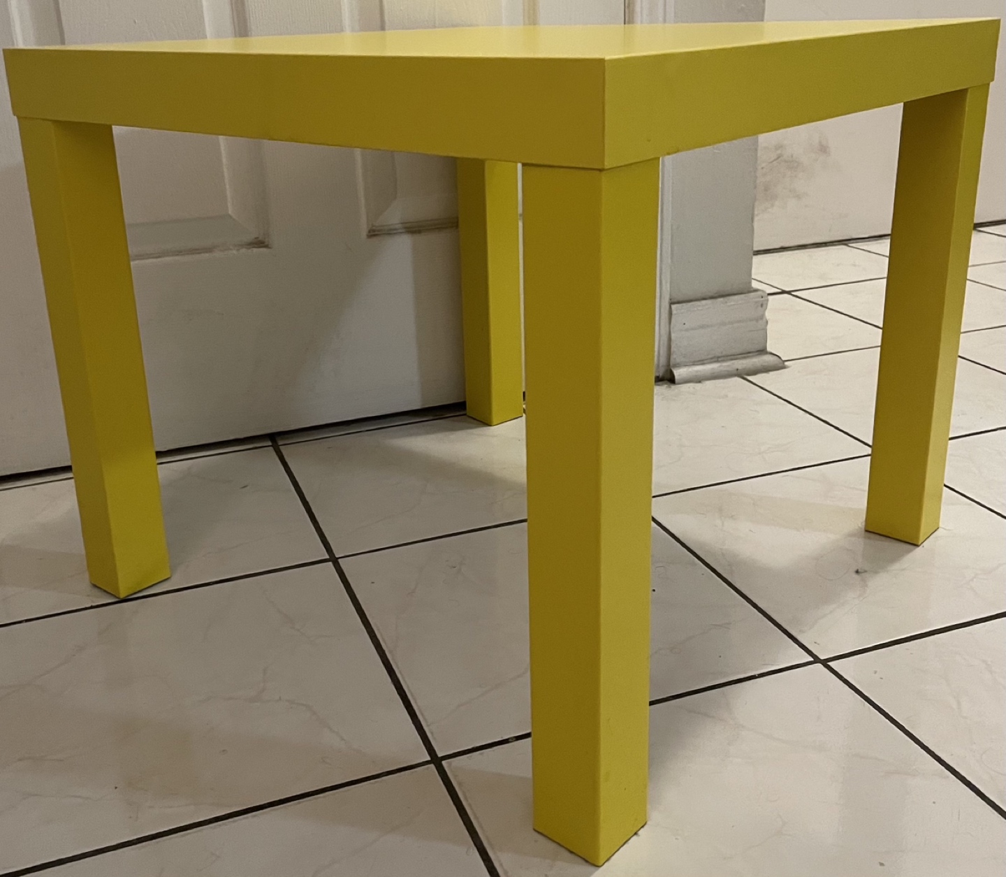 $8 IKEA LACK TABLE - Yellow - photo 2