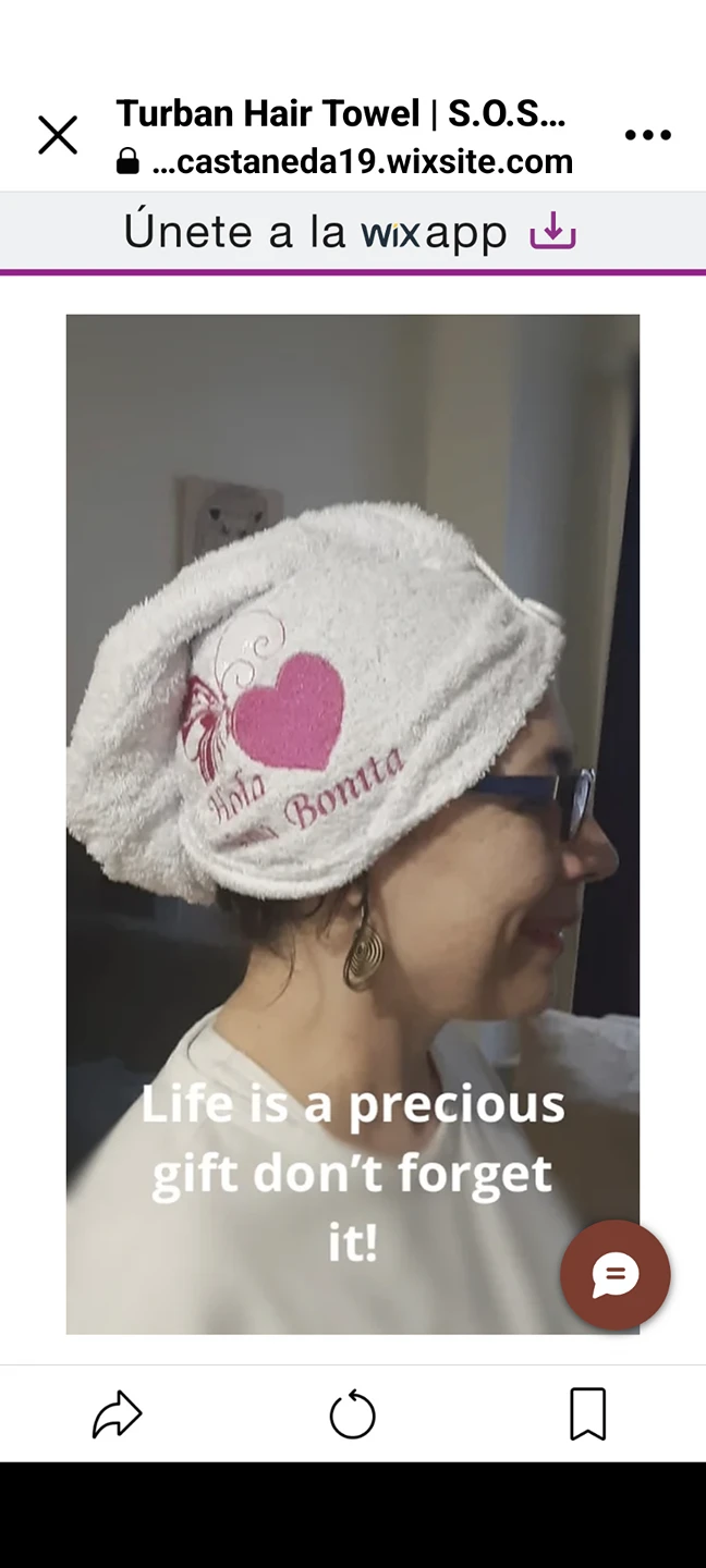 Embroidery Hair Turban Towel - photo 2