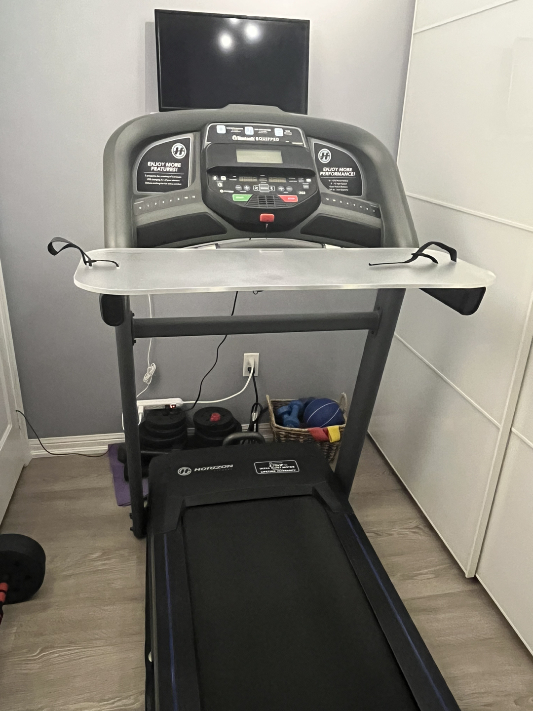 Treadmill Horizon T202 - photo 5