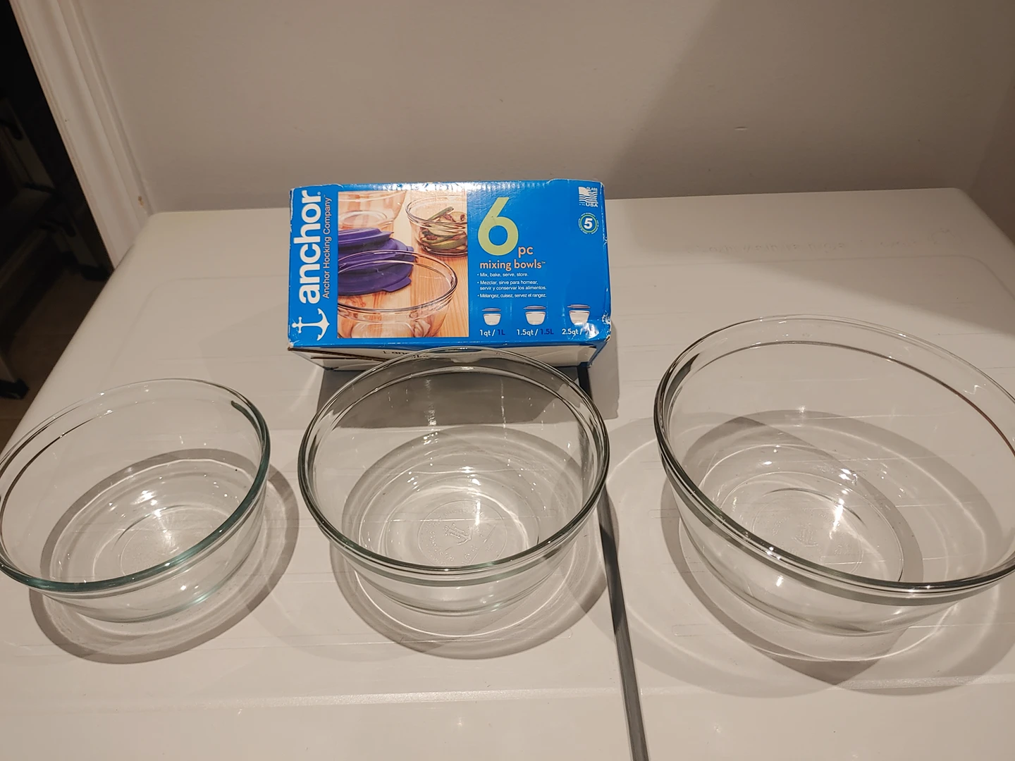 3 pieces mixing bowls