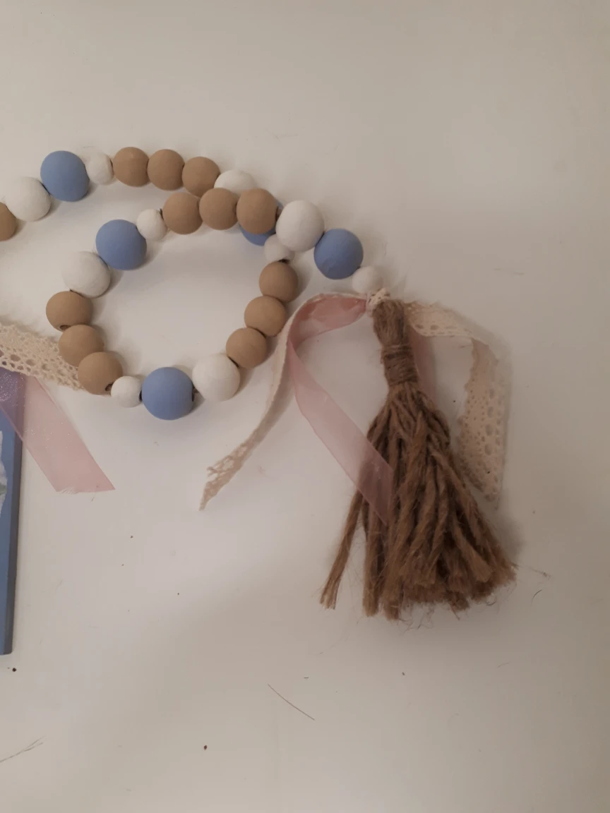 Easter Wood Bead Garland - photo 3