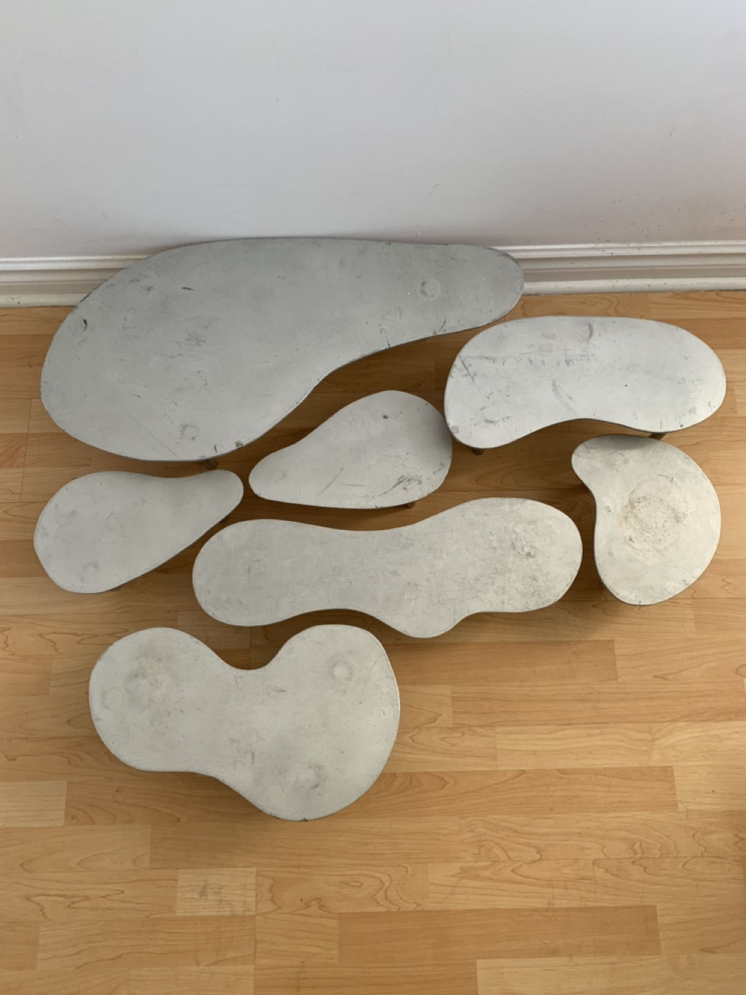 Custom Aluminum Tables Set from the 90s - photo 2