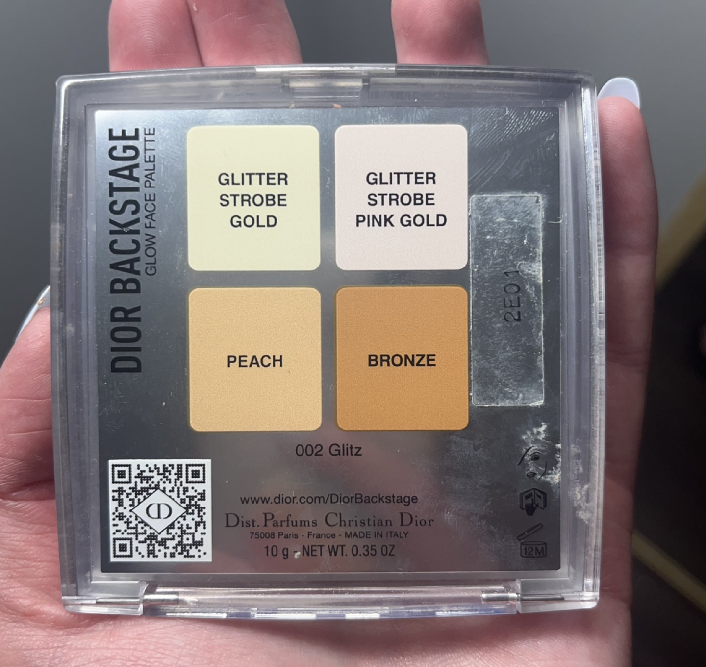 Dior BACKSTAGE Glow pallet image indicator(3)