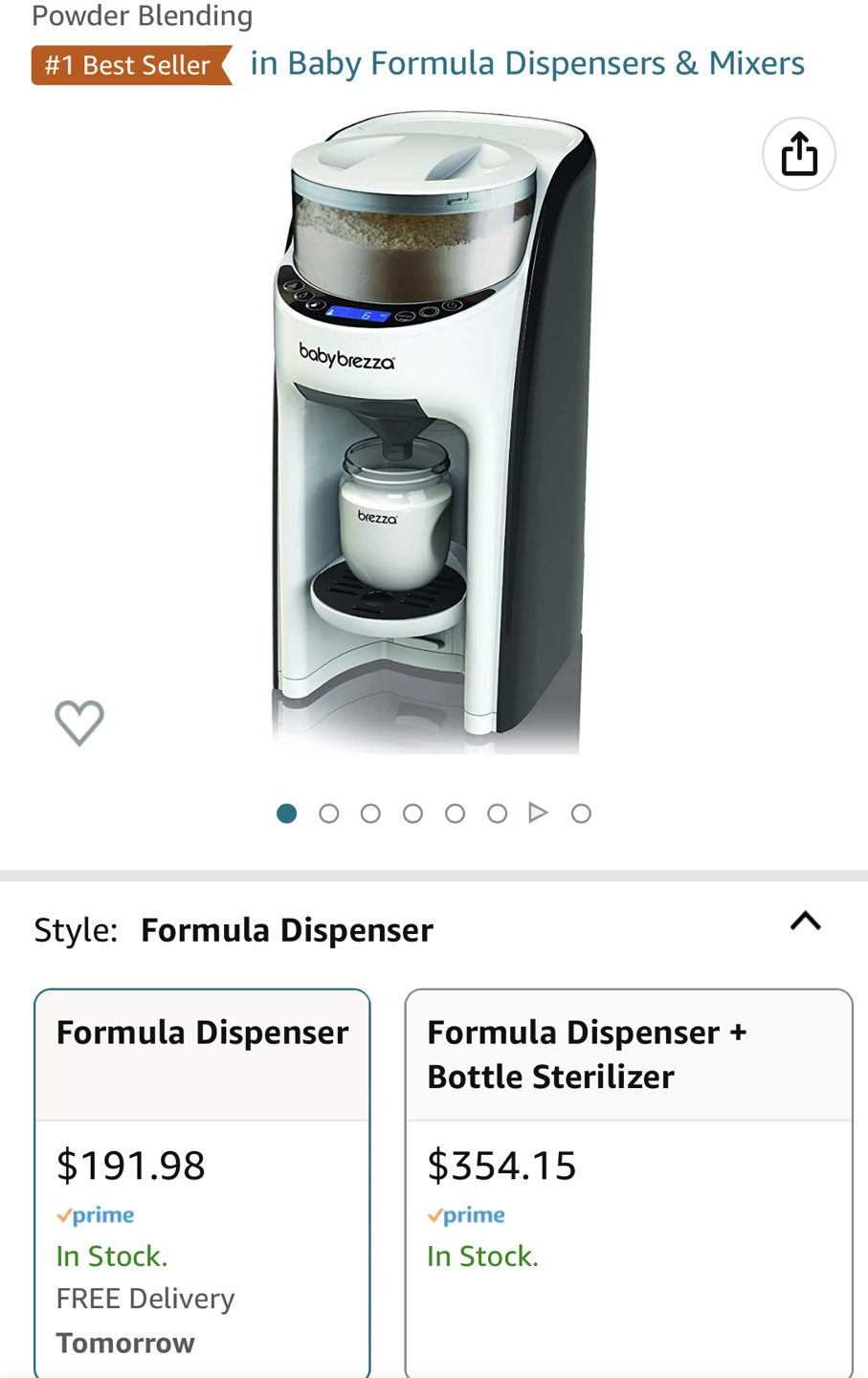 Baby Brezza Formula Pro Advanced Formula Dispenser Machine - photo 3