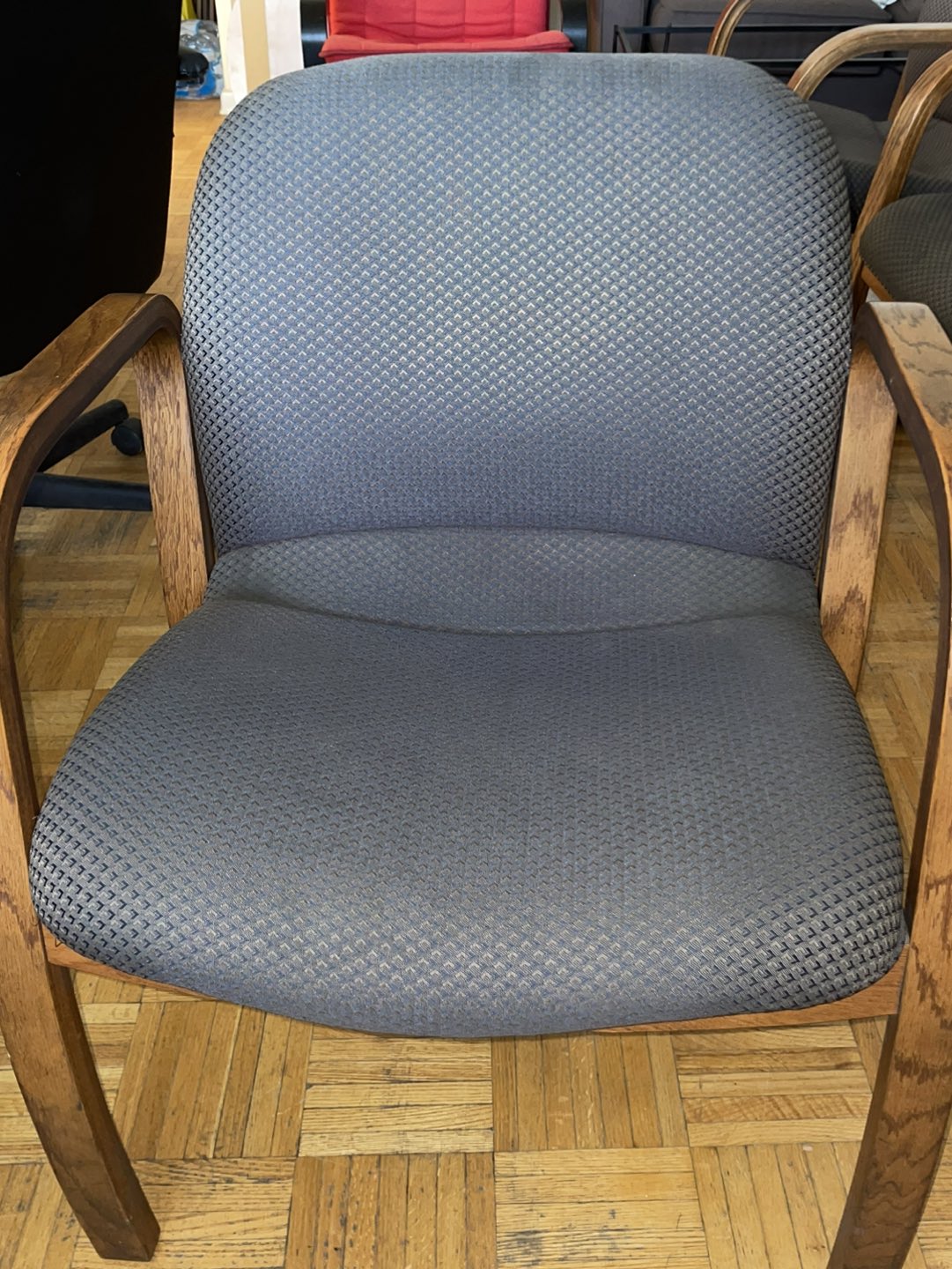 Two cushy arm chairs for $15 thumbnail