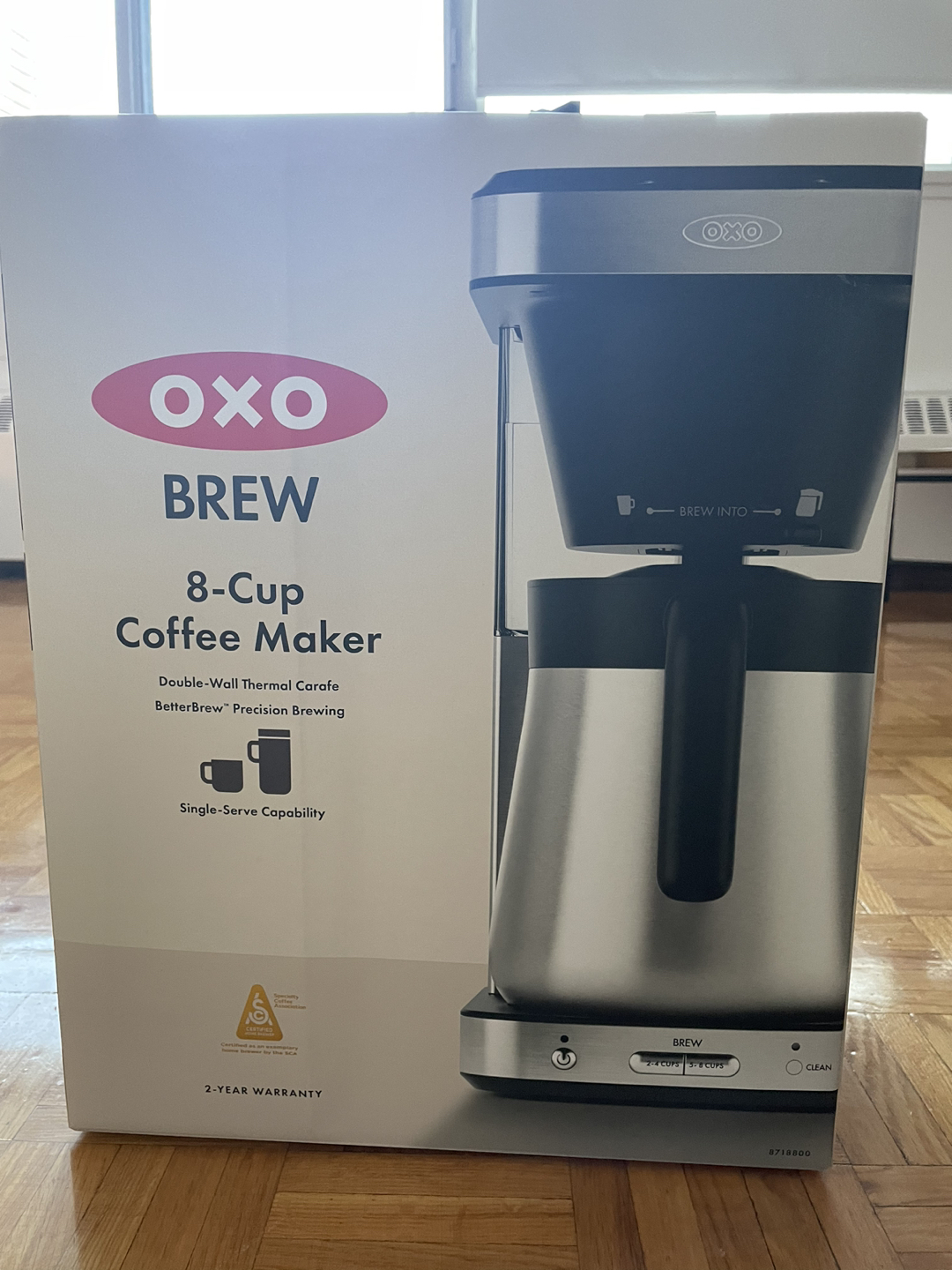 OXO Brew 8 Cup Coffee Maker, Stainless Steel - photo 3