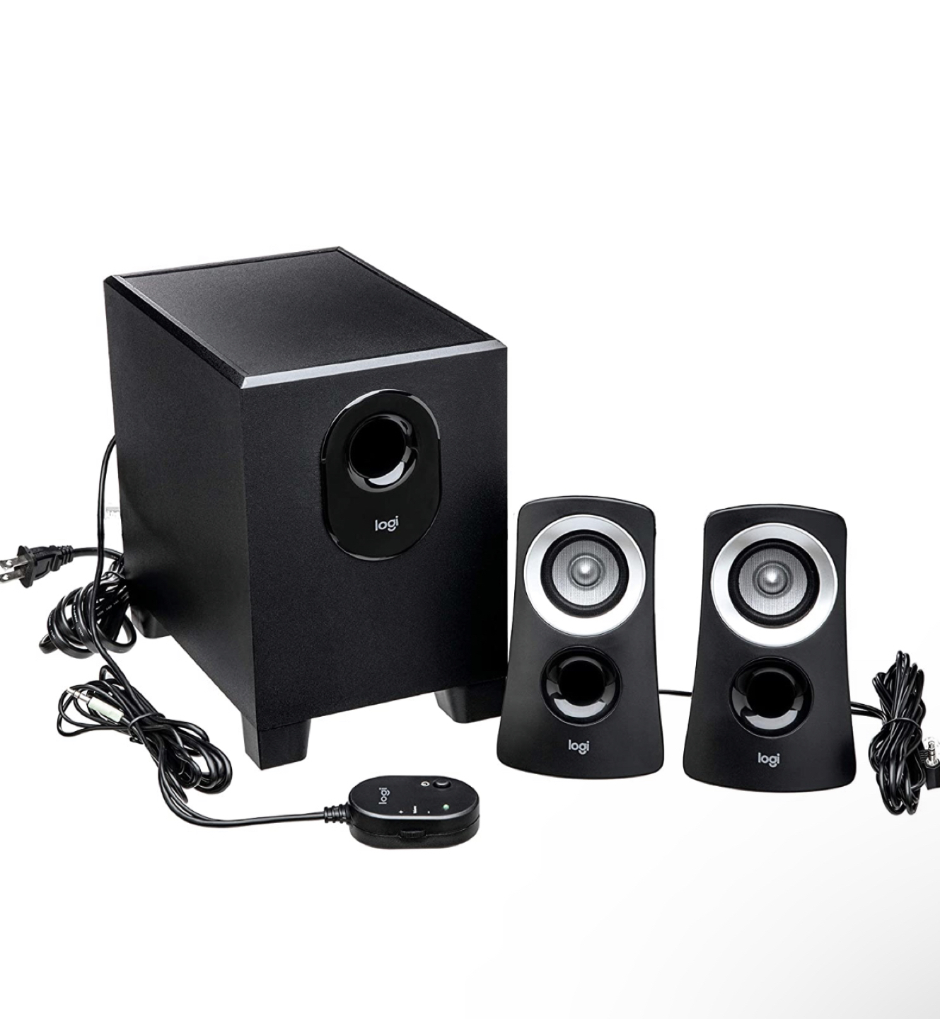 Logitech Z313 2.1 Speakers, subwoofer, 3.5mm, wired controller thumbnail