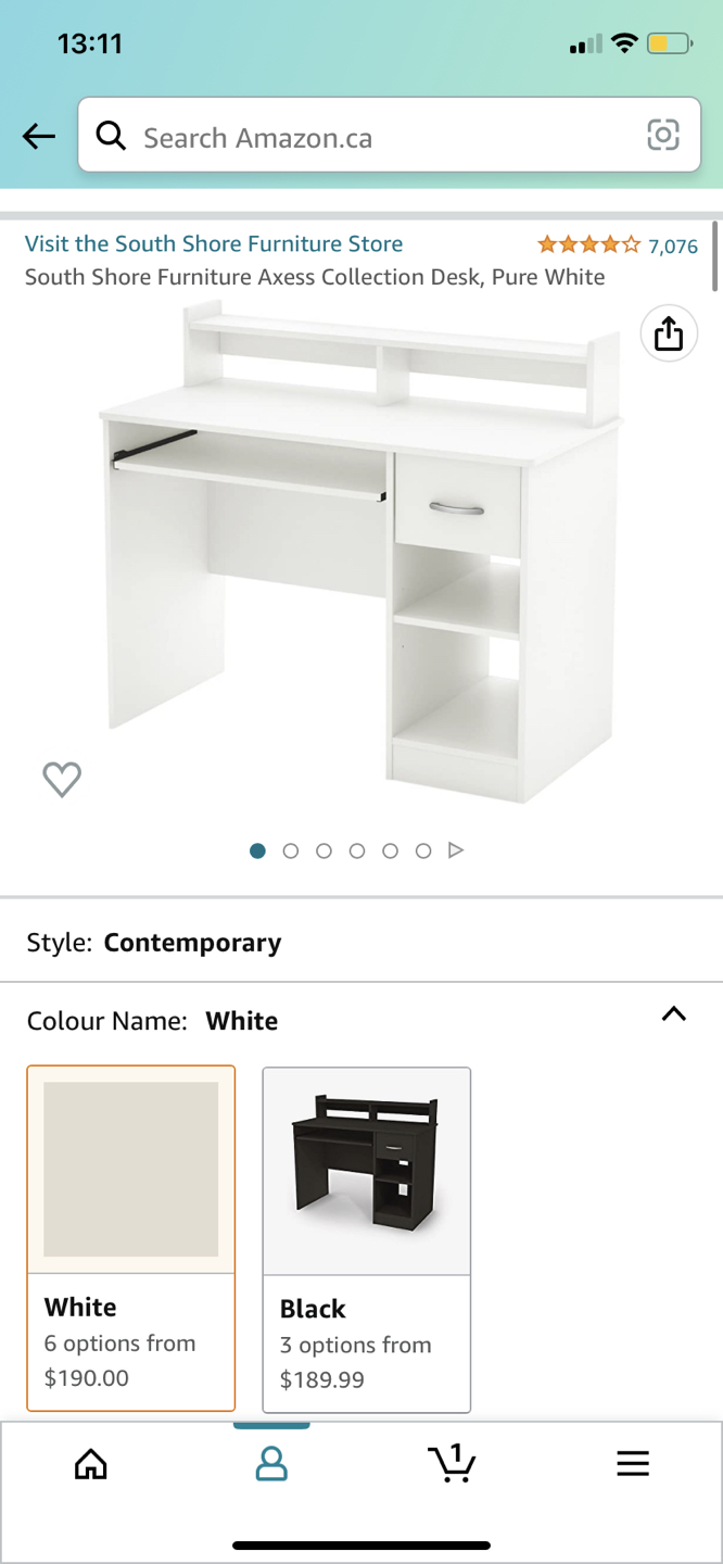 White desk - photo 2