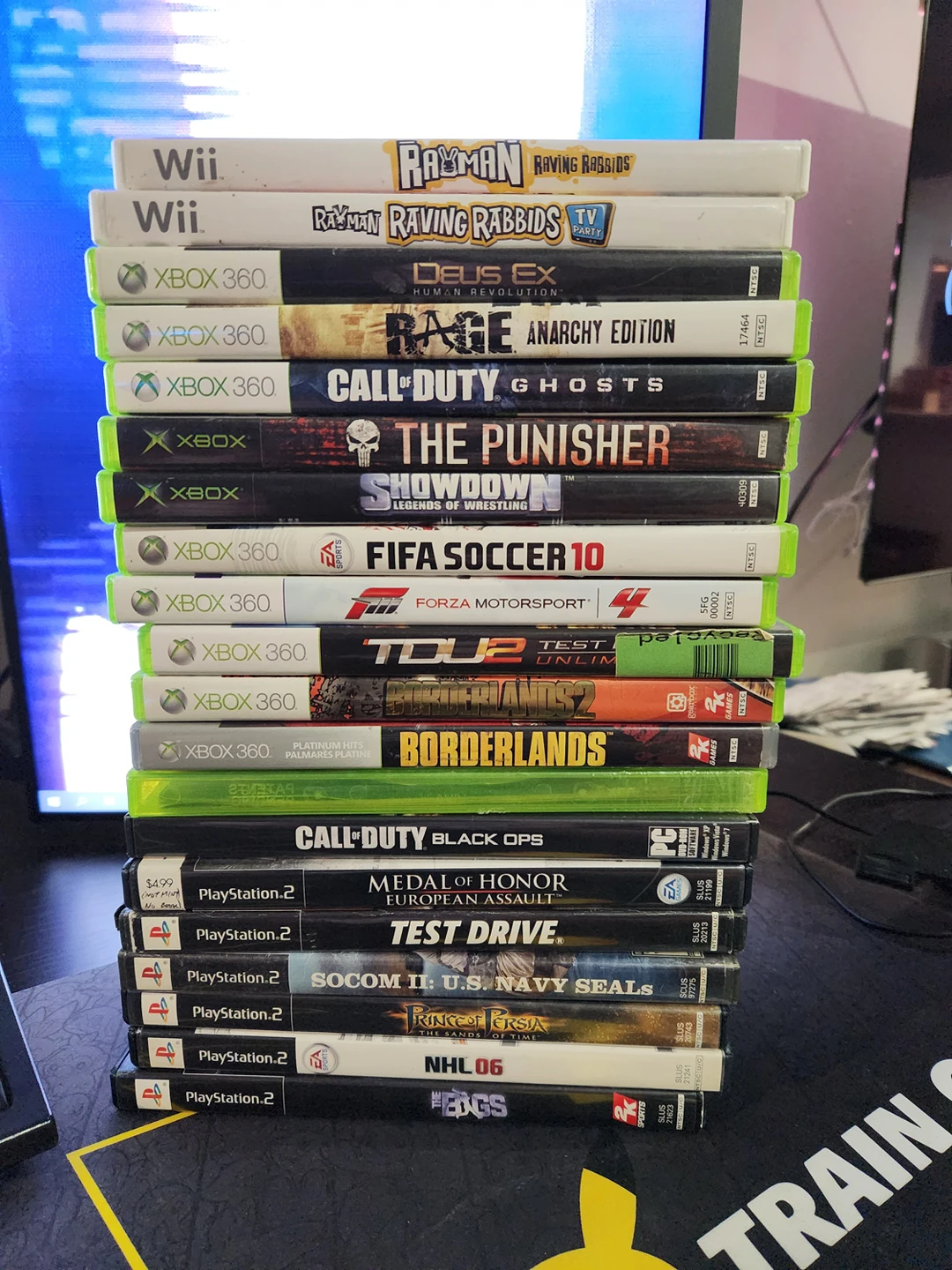 lot of video games