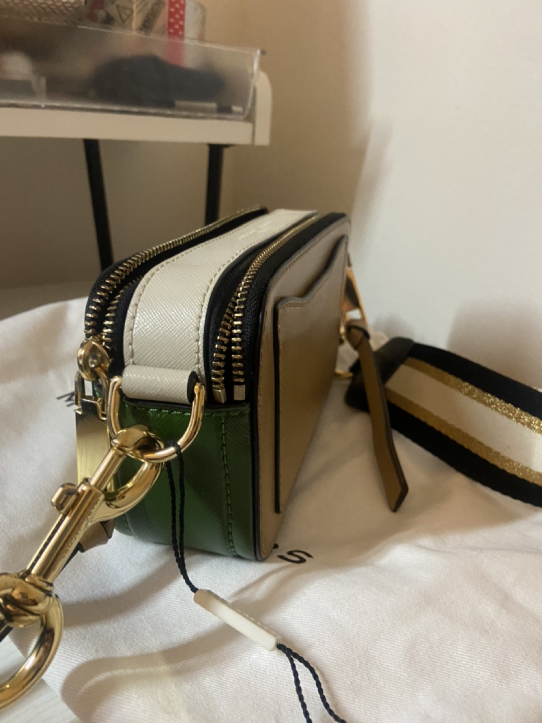 Marc Jacobs The snapshot Camera Bag Brown/Green - photo 2