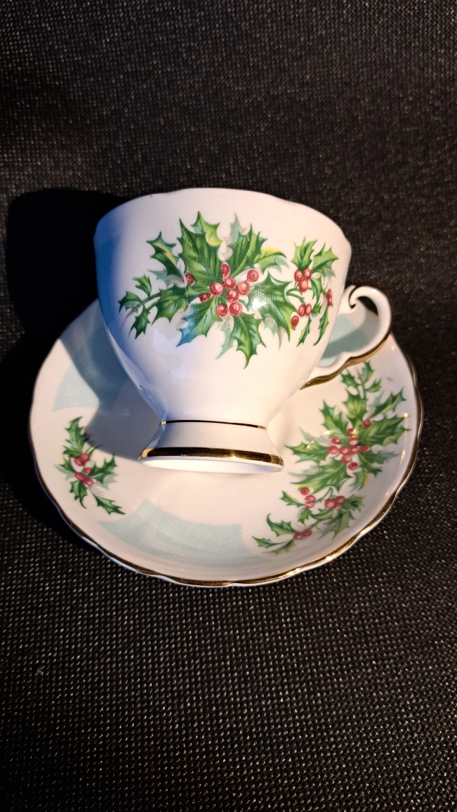 Tuscan Birthday Flowers Tea Cap and Saucer thumbnail