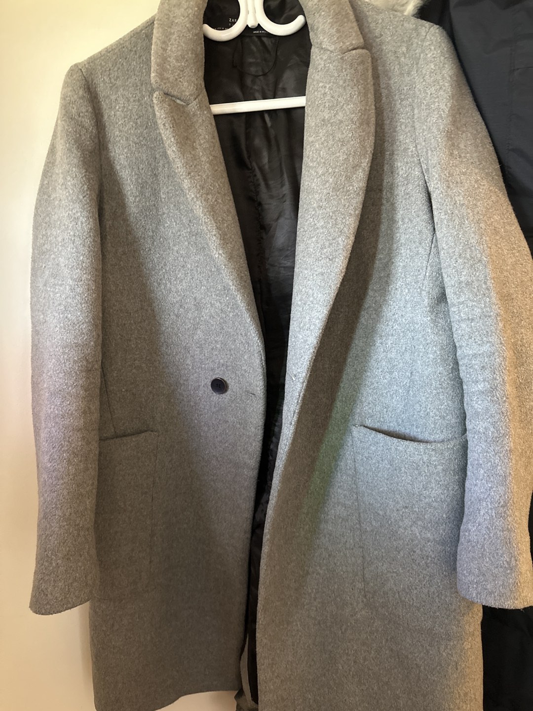 Zara wool coat thumbnail