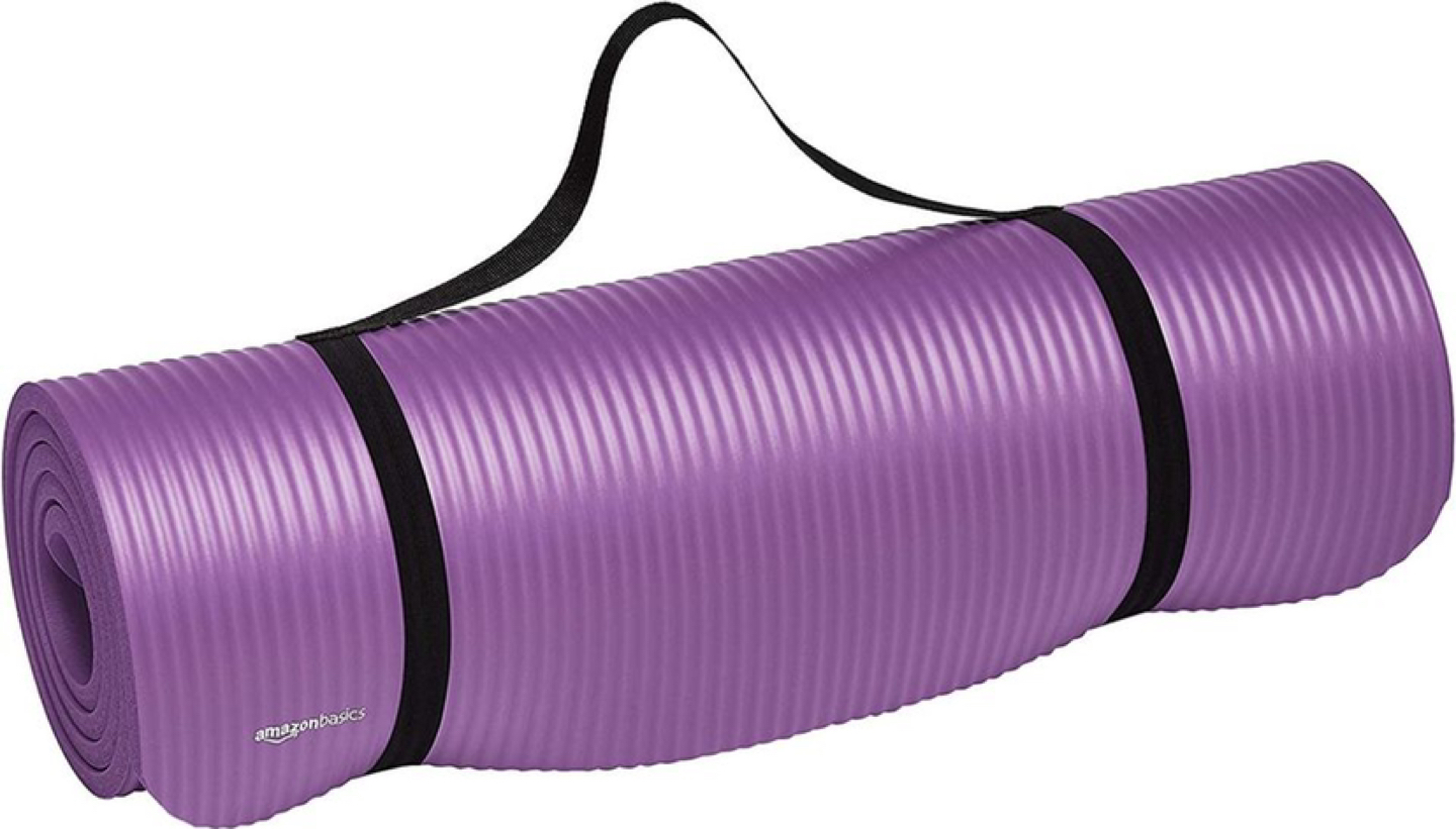 Extra Thick Exercise Mat with Carrying Strap