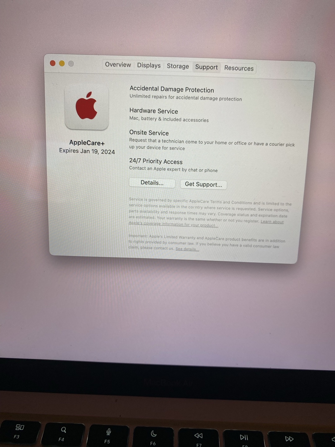 Macbook Air 2020 M1 with Applecare + - photo 2