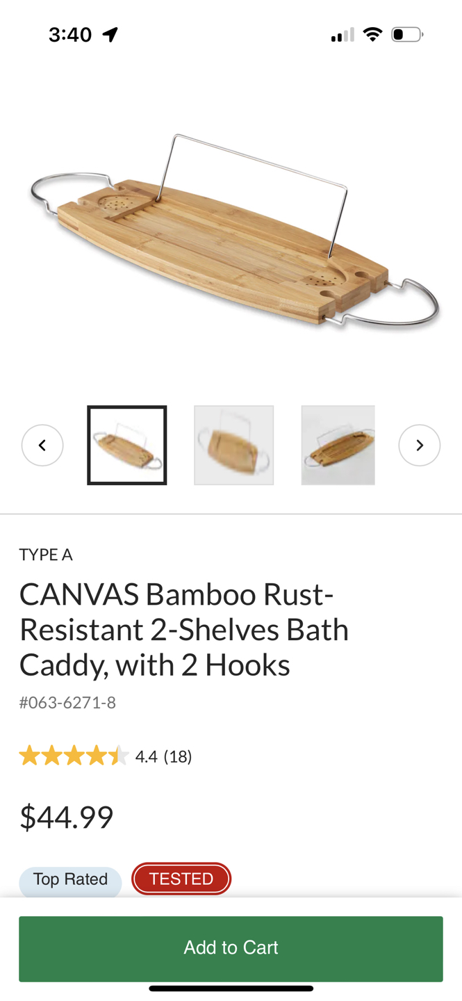 Brand new CANVAS bath tray - photo 2