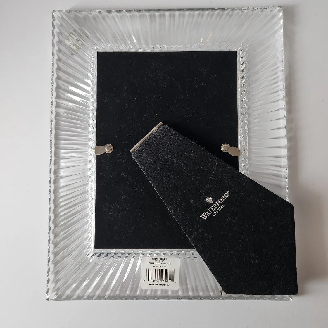 STUNNING WATERFORD CRYSTAL FRAME SOMERSET 5"X7" NEW image indicator(3)