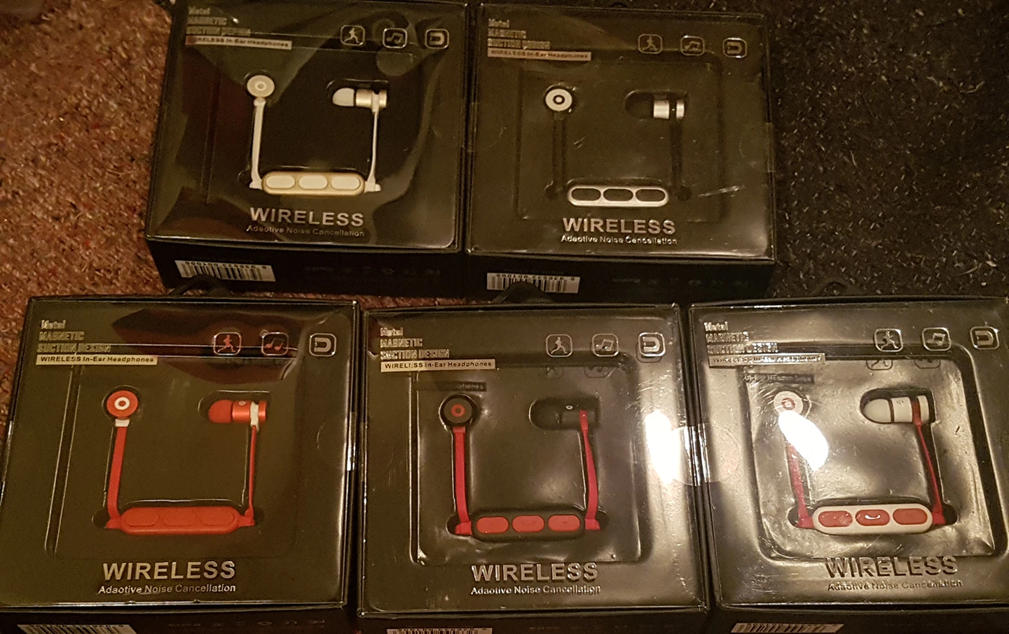 BRAND NEW IN BOX METAL CRAFTED WIRELESS EARPHONES image indicator(8)