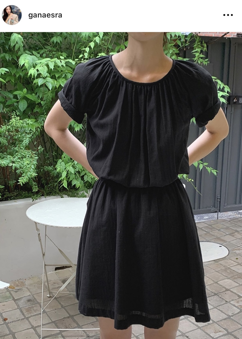 Summer black dress from Korea thumbnail