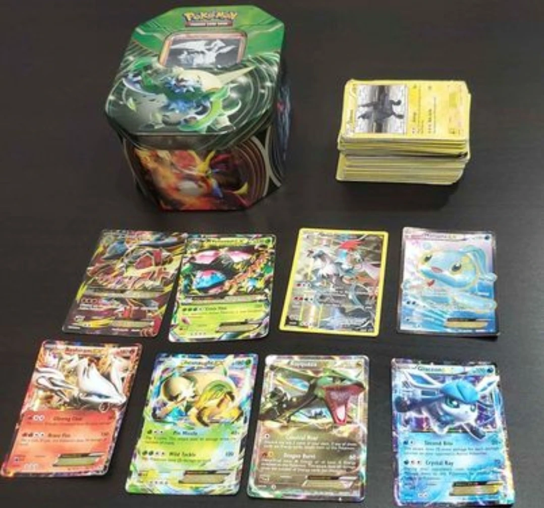 2 Mega EXs and 6 EXs + 114 Pokemon cards