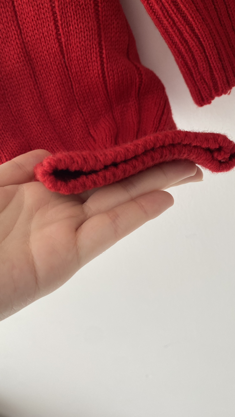 v neck short knitted - photo 5