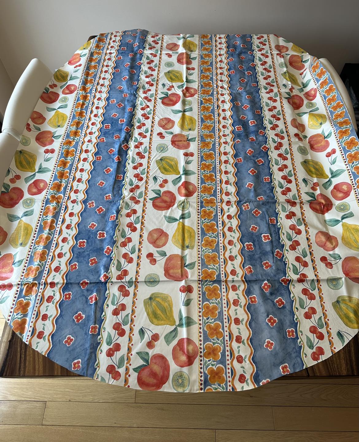 Fruit and Floral Print Table Cloth