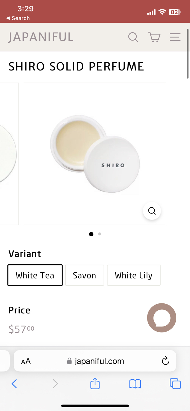 Shiro Perfume Balm (Original Price: 57$) - photo 2